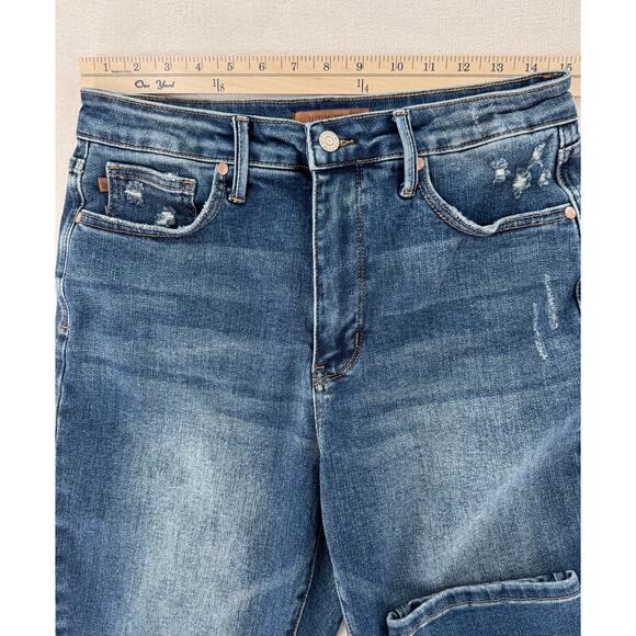 Judy Blue Slim Fit High Rise Tummy Control Jeans 11 30 Sculpting Denim - Picture 10 of 13